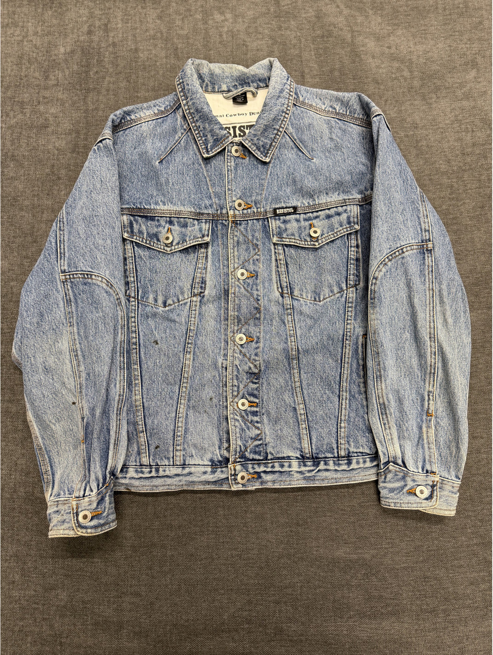 Vintage Resistol Light Blue Denim Jacket